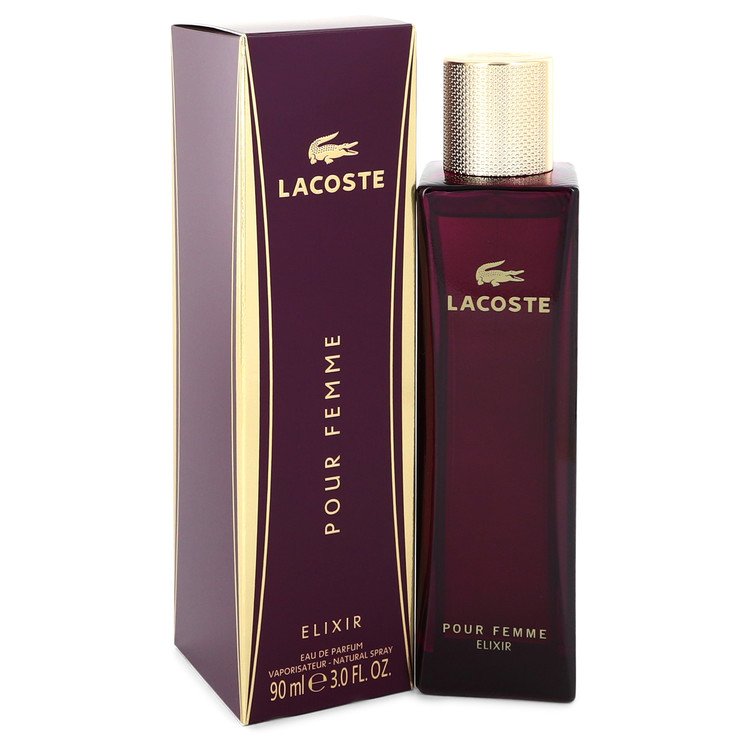 Lacoste Pour Femme Elixir by Lacoste Eau De Parfum Spray 3 oz Women