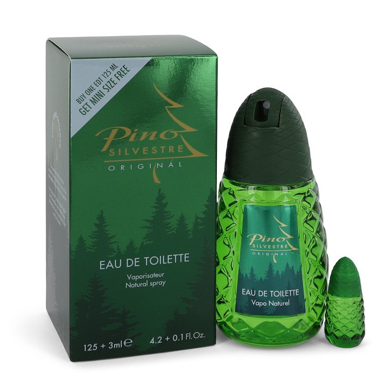 PINO SILVESTRE by Pino Silvestre Eau De Toilette Spray (New Packaging) with free .10 oz Travel size Mini 4.2 oz Men