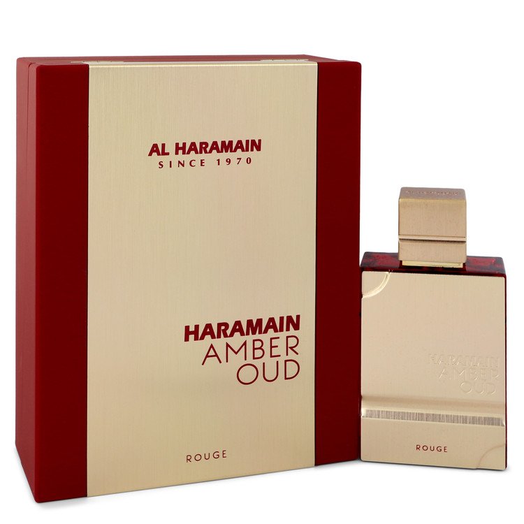 Al Haramain Amber Oud Rouge by Al Haramain Eau De Parfum Spray 2 oz Men