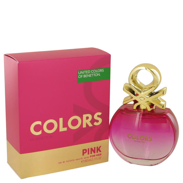 Colors Pink by Benetton Eau De Toilette Spray 2.7 oz Women