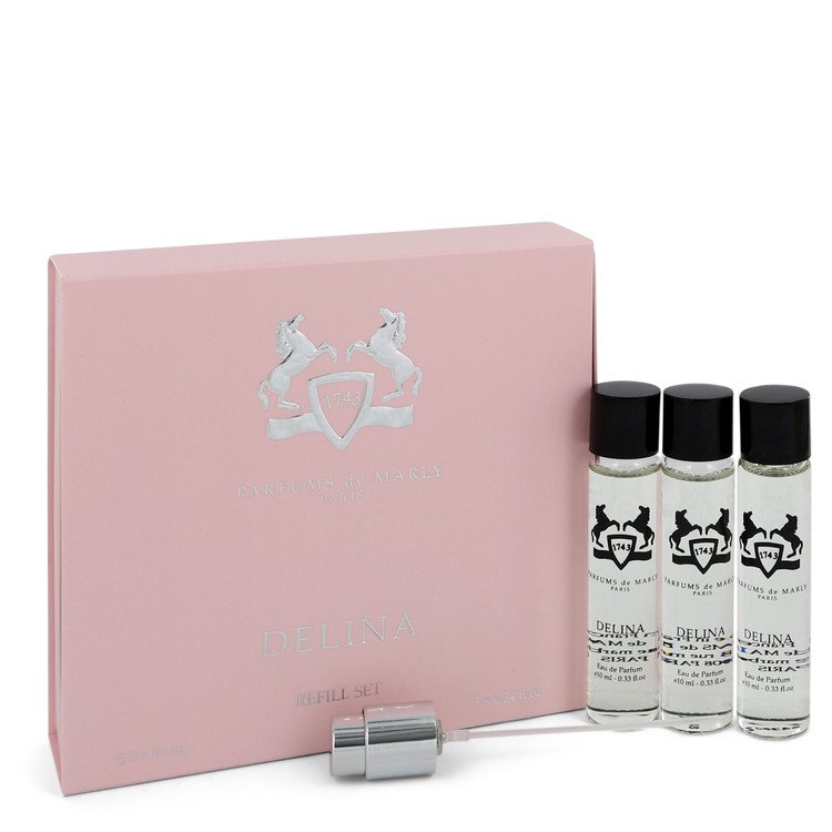 Delina by Parfums De Marly Three Eau De Parfum Spray Refills 3 x .34 oz Women