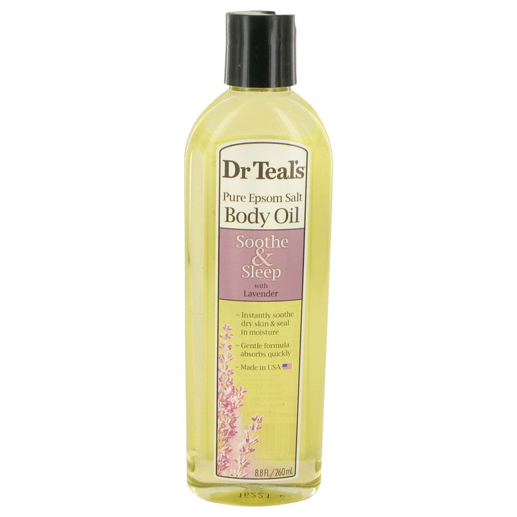 Dr Teal's Bath Oil Sooth & Sleep with Lavender by Dr Teal's Pure Epsom Salt Body Oil Sooth & Sleep with Lavender 8.8 oz Women