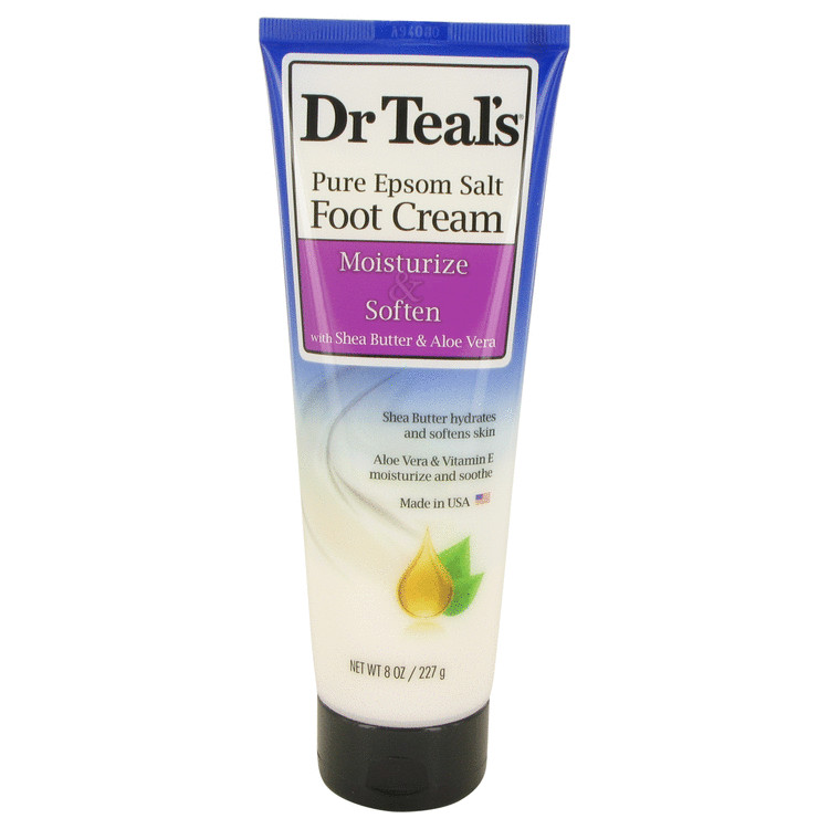 Dr Teal's Pure Epsom Salt Foot Cream by Dr Teal's Pure Epsom Salt Foot Cream with Shea Butter & Aloe Vera & Vitamin E 8 oz Women