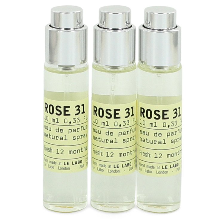Le Labo Rose 31 by Le Labo Three Travel Size Eau De Parfum Sprays (Unisex) 3 x .33 oz Women