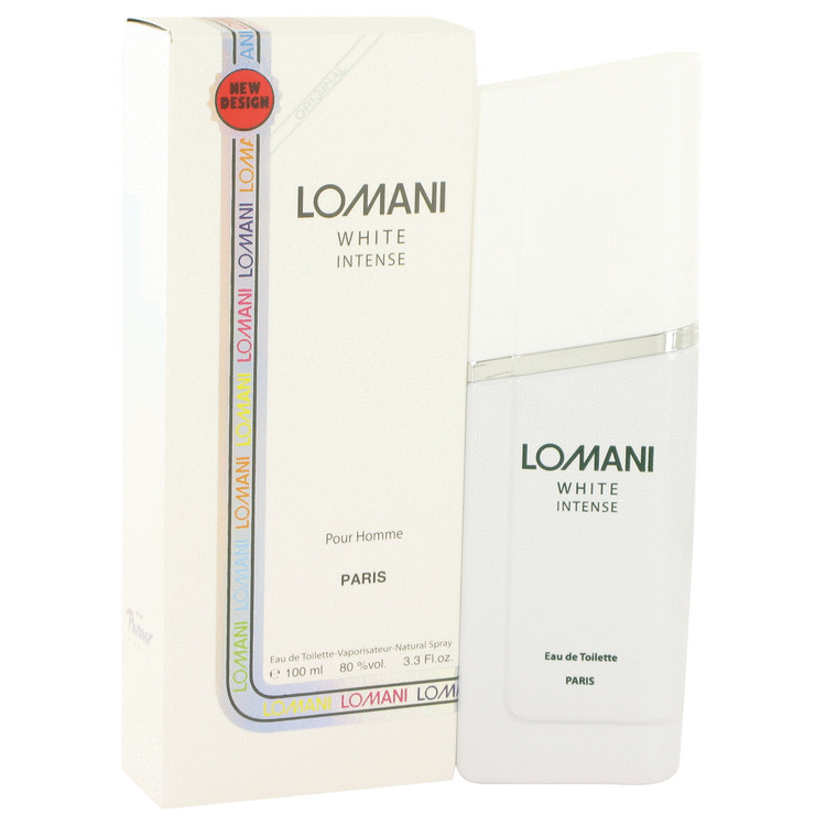 Lomani White Intense by Lomani Eau De Toilette Spray 3.3 oz Men