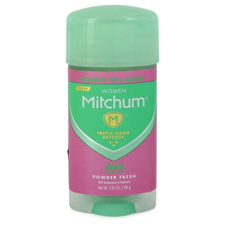 Mitchum Powder Fresh Anti-Perspirant Gel by Mitchum Powder Fresh Anti-Perspirant Gel Triple Odor Defense 48 hour protection 2.85 oz Women