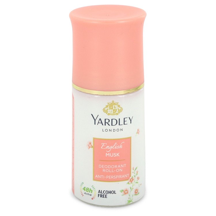 Yardley English Musk by Yardley London Deodorant Roll-On Alcohol Free 1.7 oz Women