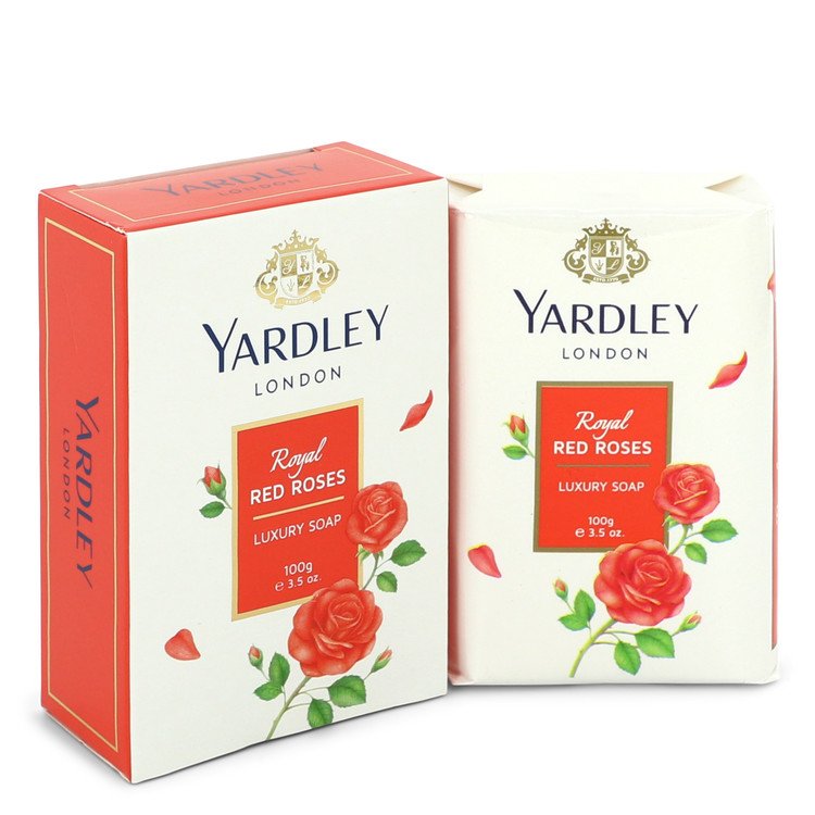 Yardley London Soaps by Yardley London Royal Red Roses Luxury Soap 3.5 oz Women
